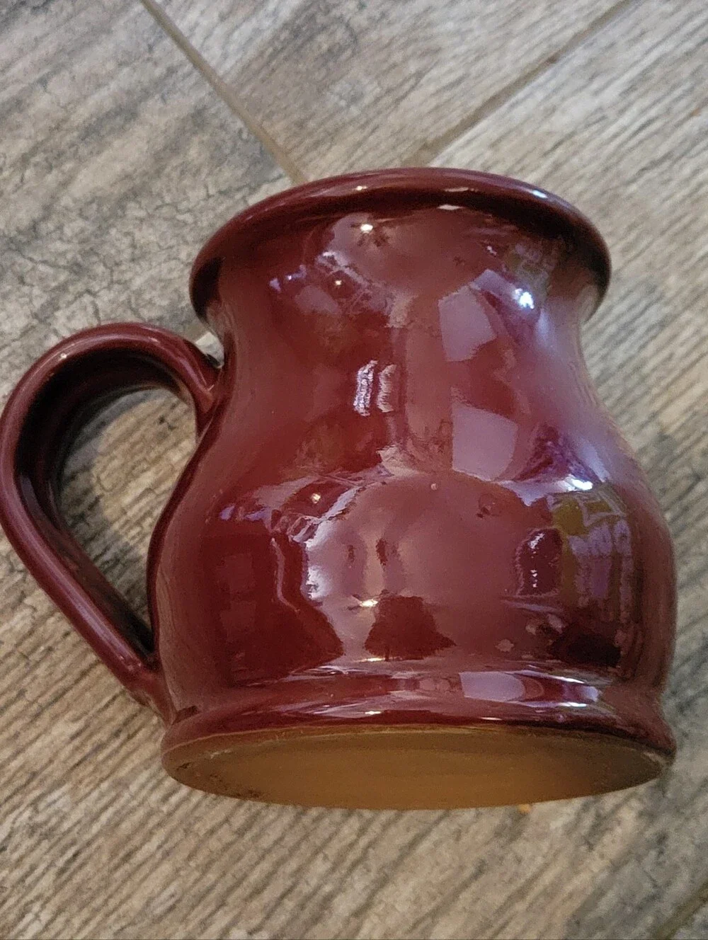 Deneen Pottery OLALLIEBERRY INN Cambria Calif Souvenir Round Belly Mug Handmade